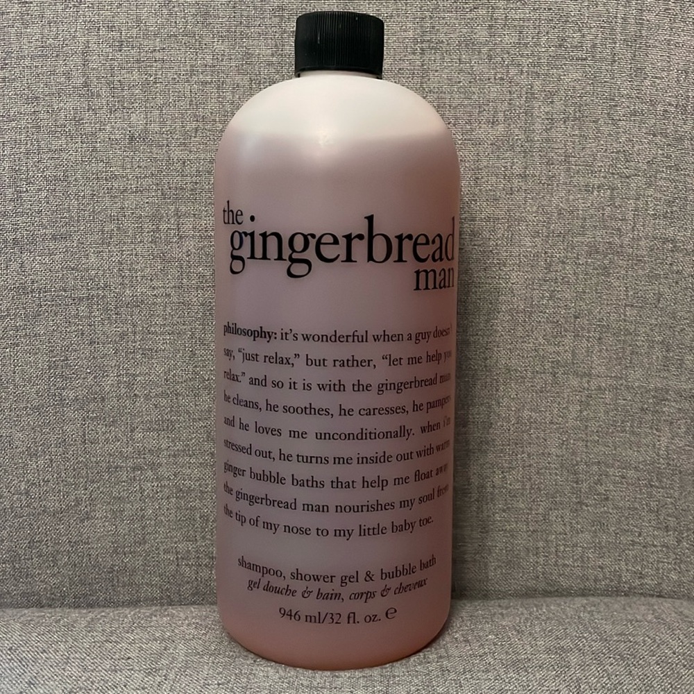 Philosophy The Gingerbread Man 32 oz Shampoo, Shower Gel & Bubble Bath